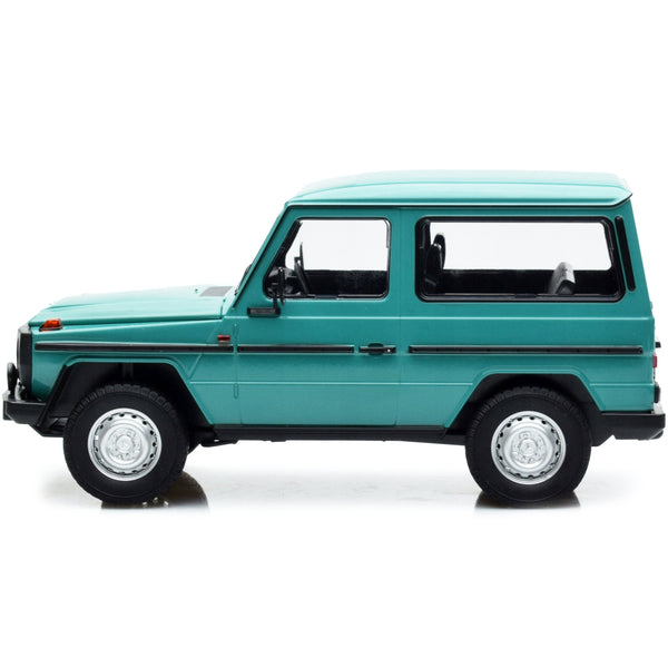 1980 Mercedes-Benz G-Model (SWB) Turquoise with Black Stripes Limited Edition to 504 pieces Worldwide 1/18 Diecast Model Car by Minichamps