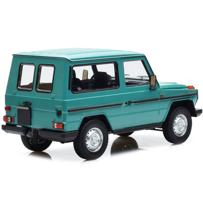 1980 Mercedes-Benz G-Model (SWB) Turquoise with Black Stripes Limited Edition to 504 pieces Worldwide 1/18 Diecast Model Car by Minichamps