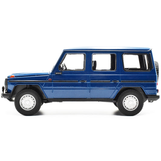 1980 Mercedes-Benz G-Model (LWB) Dark Blue with Black Stripes Limited Edition to 402 pieces Worldwide 1/18 Diecast Model Car by Minichamps