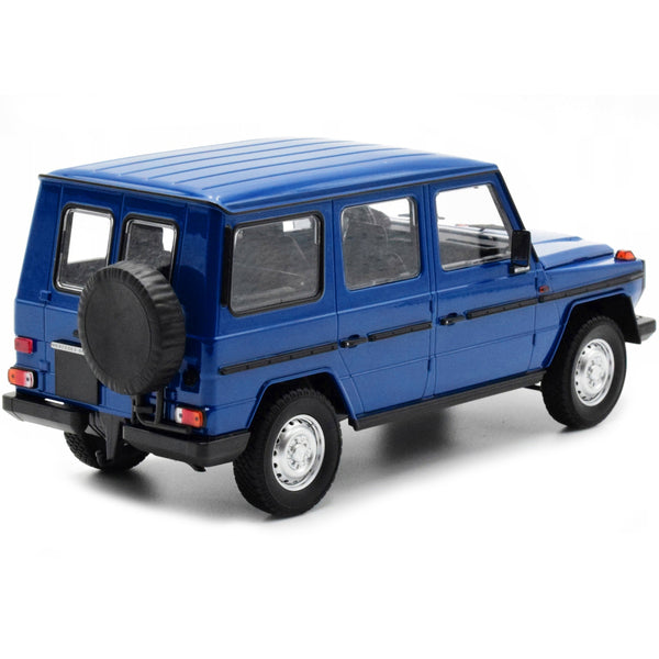 1980 Mercedes-Benz G-Model (LWB) Dark Blue with Black Stripes Limited Edition to 402 pieces Worldwide 1/18 Diecast Model Car by Minichamps