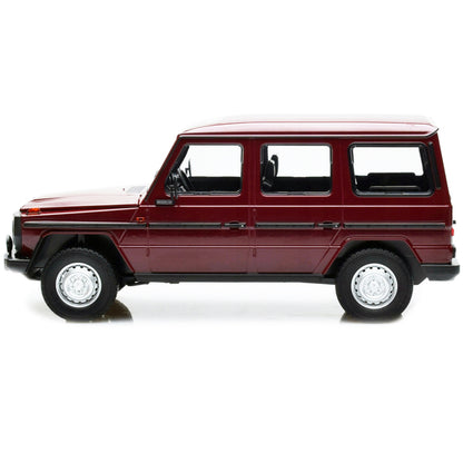 1980 Mercedes-Benz G-Model (LWB) Dark Red with Black Stripes Limited Edition to 402 pieces Worldwide 1/18 Diecast Model Car by Minichamps