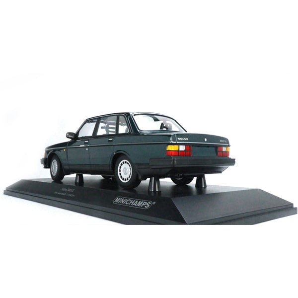 1986 Volvo 240 GL Petrol Blue Metallic Limited Edition to 402 pieces Worldwide 1/18 Diecast Model Car by Minichamps