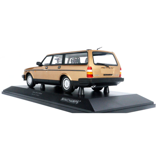 1986 Volvo 240 GL Break Gold Metallic Limited Edition to 402 pieces Worldwide 1/18 Diecast Model Car by Minichamps