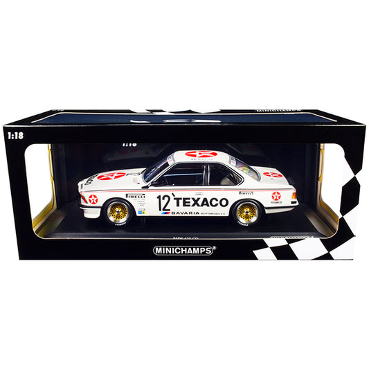 BMW 635 CSi #12 C. Ballot-Lena - R. Metge - J. C. Andruet "Texaco" 24H of Spa (1985) Limited Edition to 300 pieces Worldwide 1/18 Diecast Model Car by Minichamps