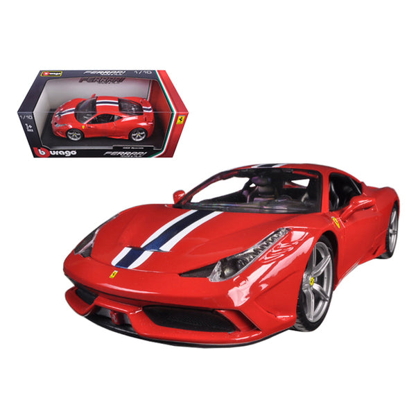 Ferrari 458 Speciale Red 1/18 Diecast Model Car by Bburago