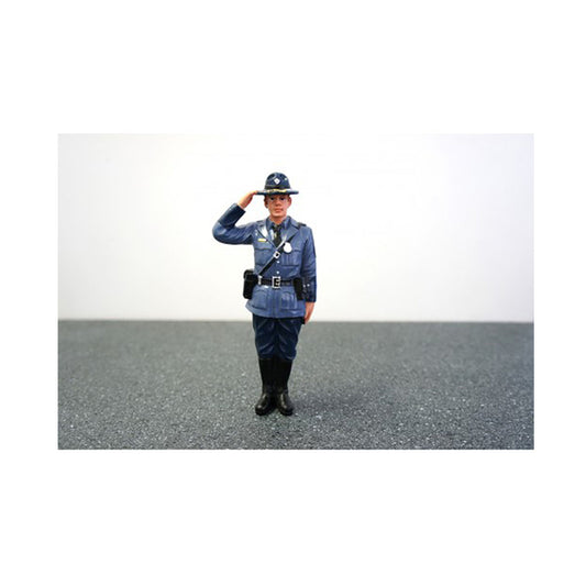 State Trooper Brian Figure For 1:24 Diecast Model Cars by American Diorama