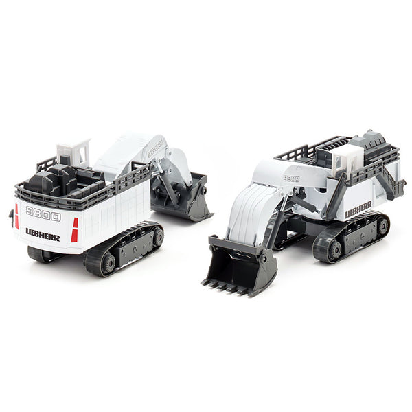 Liebherr R9800 Mining Excavator White and Gray 1/87 (HO) Diecast Model by Siku