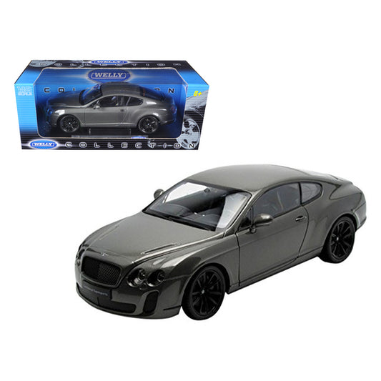 Bentley Continental Supersports Coupe Grey 1/18 Diecast Model Car by Welly