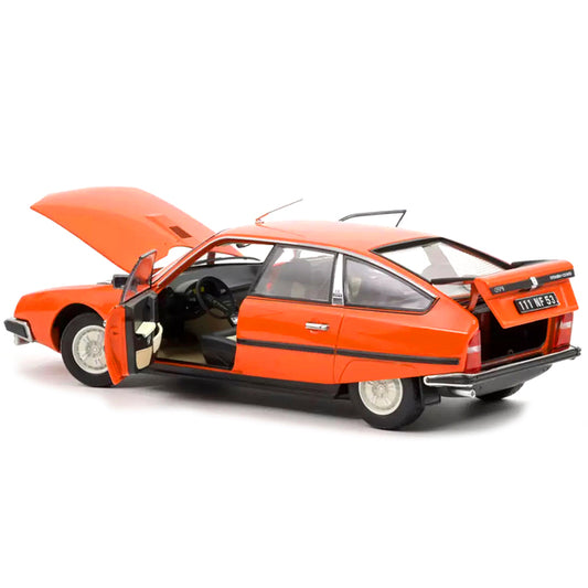 1977 Citroen CX 2400 GTI Mandarine Orange 1/18 Diecast Model Car by Norev