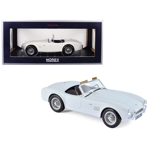 1963 Shelby AC Cobra 289 Roadster White 1/18 Diecast Model Car by Norev