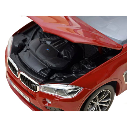 2015 BMW X6 M Red Metallic with Sunroof 1/18 Diecast Model Car by Norev