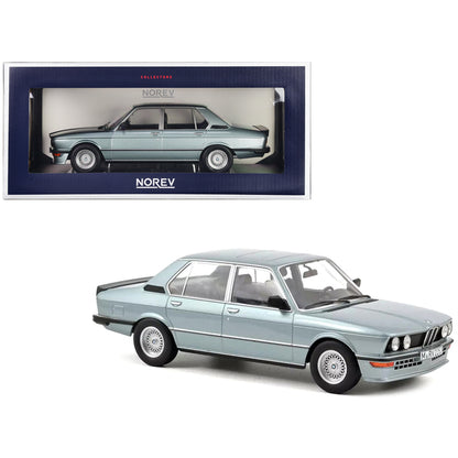 1980 BMW M 535i Light Blue Metallic 1/18 Diecast Model Car by Norev