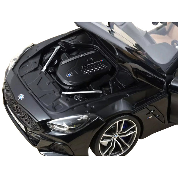 2019 BMW Z4 Convertible Black Metallic 1/18 Diecast Model Car by Norev