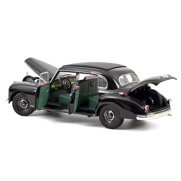 1955 Mercedes-Benz 300 Black "German Chancellor Konrad Adenauer" 1/18 Diecast Model Car by Norev