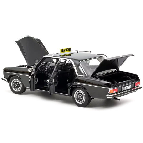 1968 Mercedes-Benz 200 Taxi Black 1/18 Diecast Model Car by Norev