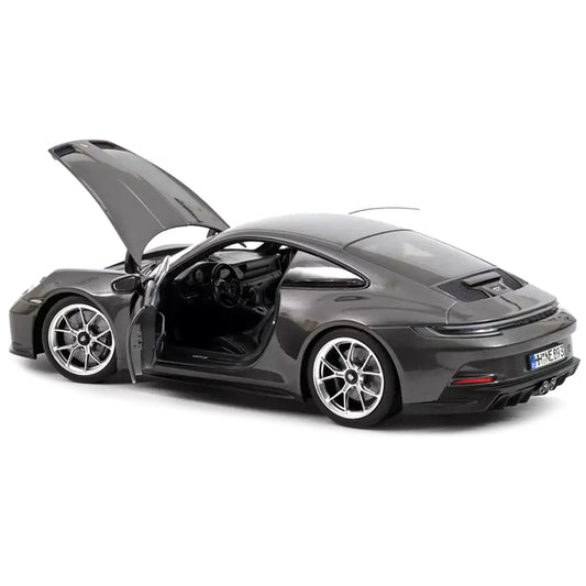 2021 Porsche 911 GT3 Gray Metallic 1/18 Diecast Model Car by Norev