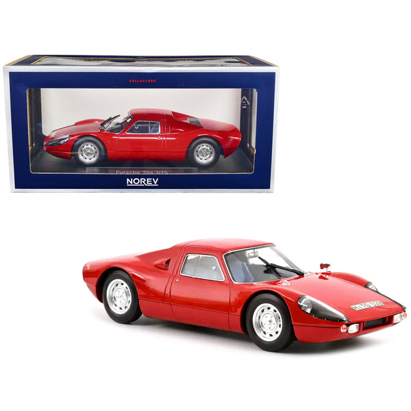 1964 Porsche 904 GTS Red 1/18 Diecast Model Car by Norev