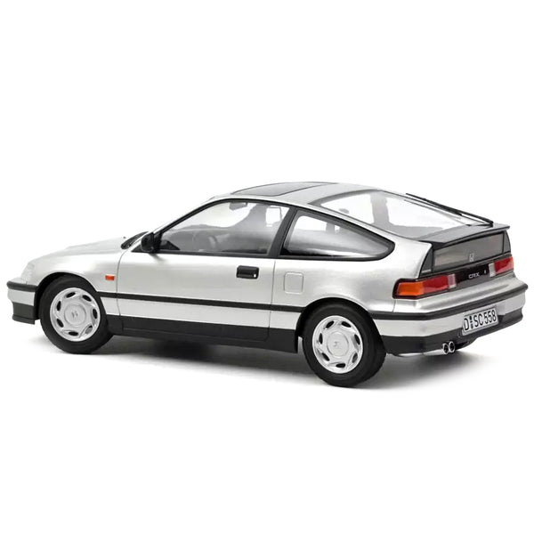 1990 Honda CRX Silver Metallic with Sunroof 1/18 Diecast Model Car by Norev