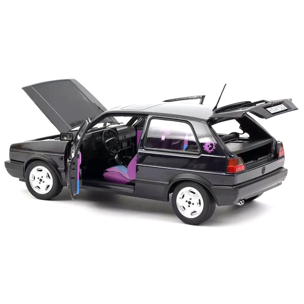 1991 Volkswagen Golf GTI "Fire and Ice" Dark Purple Metallic 1/18 Diecast Model Car by Norev