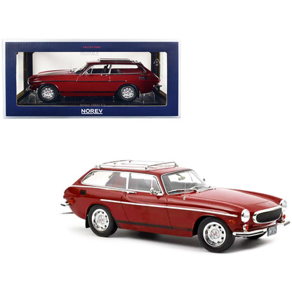 1972 Volvo 1800 ES (US Version) Red with Black Stripes 1/18 Diecast Model Car by Norev