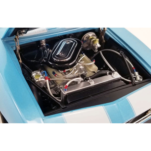 1967 Chevrolet Camaro Z/28 Trans Am #56 "Dana Chevrolet Southgate" Light Blue with White Stripes and Graphics Limited Edition to 600 pieces Worldwide "ACME Exclusive" Series 1/18 Diecast Model Car by GMP