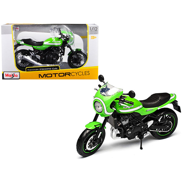 Kawasaki Z900RS Cafe Green 1/12 Diecast Motorcycle Model by Maisto