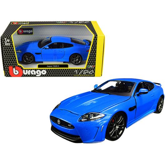 Jaguar XKR-S Metallic Blue 1/24 Diecast Model Car by Bburago