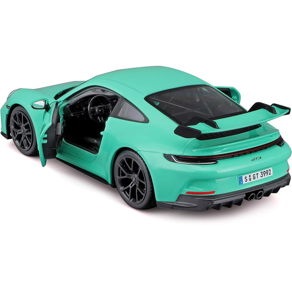 Porsche 911 GT3 Light Green 1/24 Diecast Model Car by Bburago