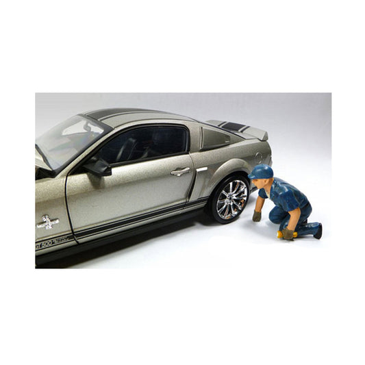 Tow Truck Driver Operator Scott Figure For 1:18 Scale Diecast Car Models by American Diorama