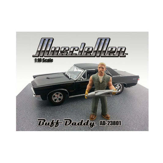 Musclemen Buff Daddy Figure for 1:18 Diecast Car Models by American Diorama