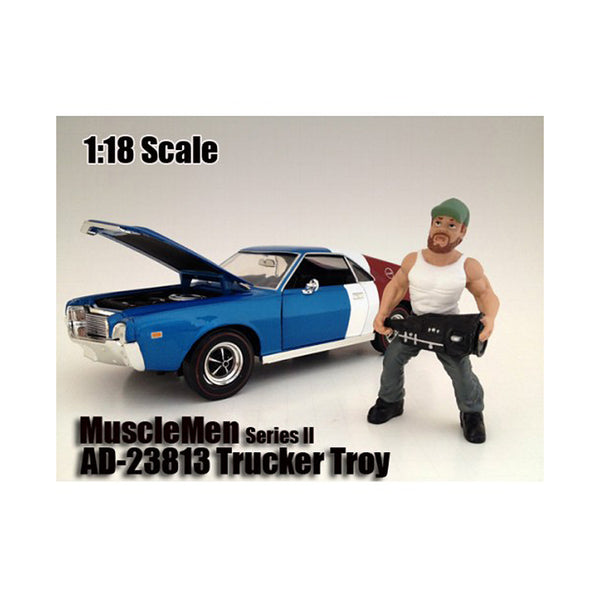 Musclemen "Trucker Troy" Figure For 1:18 Scale Models by American Diorama