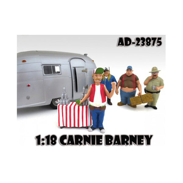 Carnie Barney "Trailer Park" Figure For 1:18 Diecast Model Cars by American Diorama