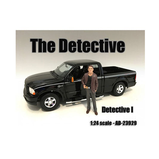 "The Detective #1" Figure For 1:24 Scale Models by American Diorama