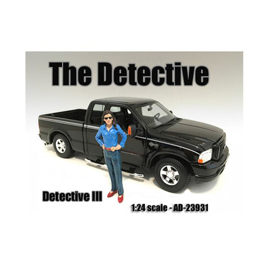 "The Detective #3" Figure For 1:24 Scale Models by American Diorama