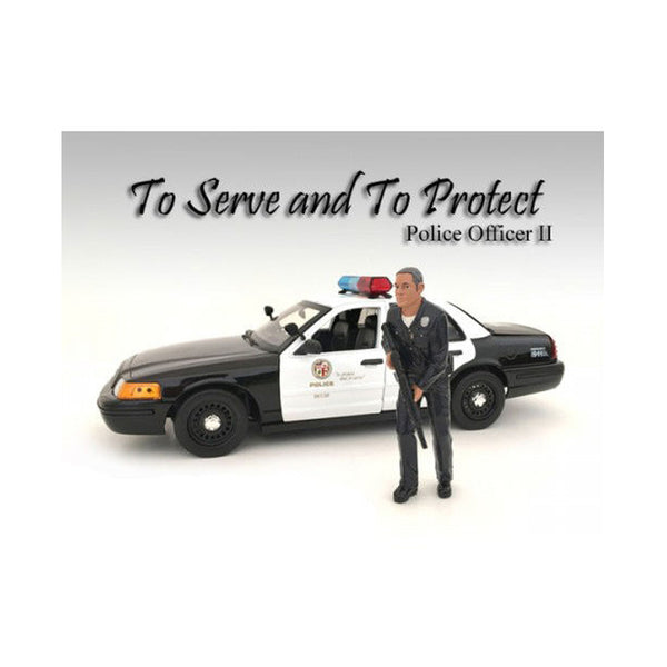 Police Officer II Figurine for 1/24 Scale Models by American Diorama