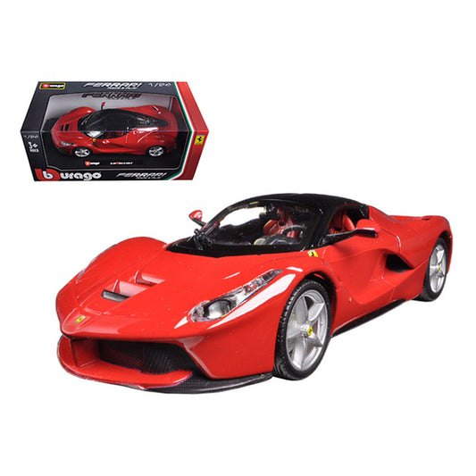 Ferrari LaFerrari F70 Red with Black Top 1/24 Diecast Model Car by Bburago