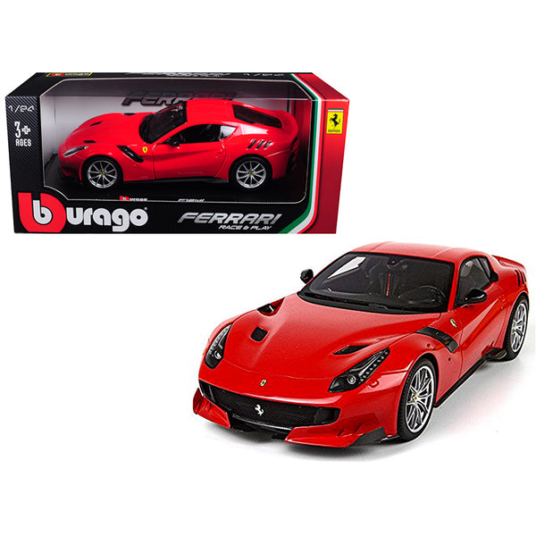 Ferrari F12 TDF Red 1/24 Diecast Model Car by Bburago