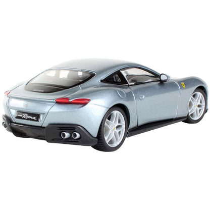 Ferrari Roma Gray Metallic "Race + Play" Series 1/24 Diecast Model Car by Bburago