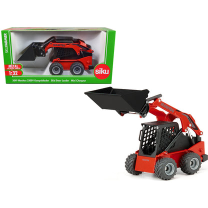 Manitou 3300V Skid Steer Loader Red 1/32 Diecast Model by Siku