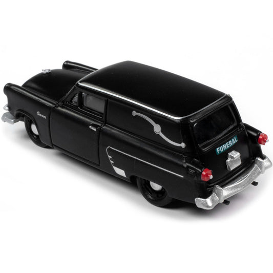 1953 Ford Courier Sedan Delivery Hearse Matt Black 1/87 (HO) Scale Model Car by Classic Metal Works