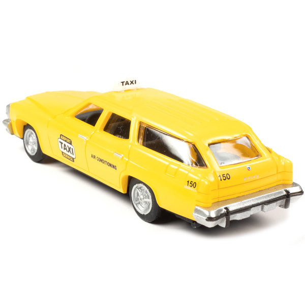 1974 Buick Estate Station Wagon Taxi Yellow 1/87 (HO) Scale Model by Classic Metal Works