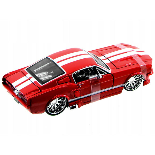 1967 Ford Mustang GT Red with White Stripes "Classic Muscle" "Maisto Design" Series 1/24 Diecast Model Car by Maisto