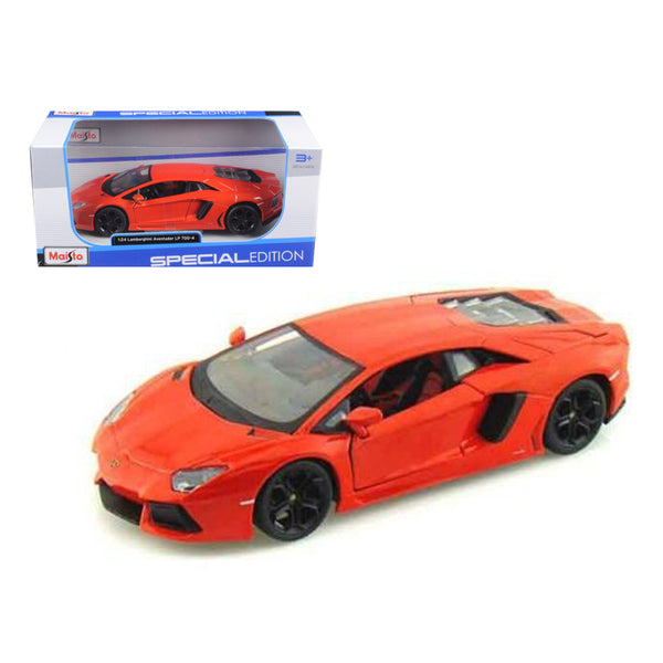 Lamborghini Aventador LP700-4 Orange 1/24 Diecast Model Car by Maisto