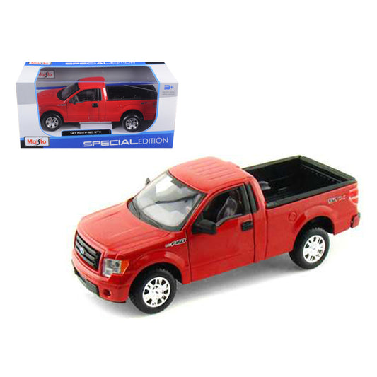 2010 Ford F-150 STX Pickup Truck Red 1/27 Diecast Model by Maisto