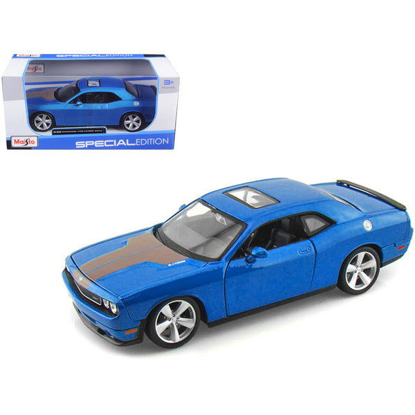 2008 Dodge Challenger SRT8 Blue Metallic 1/24 Diecast Model Car by Maisto