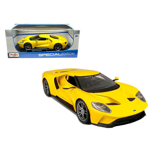 2017 Ford GT Yellow 1/18 Diecast Model Car by Maisto