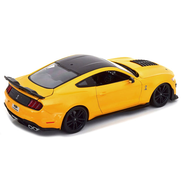 2020 Ford Mustang Shelby GT500 Yellow with Black Top "Special Edition" 1/18 Diecast Model Car by Maisto