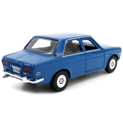 1971 Datsun 510 Blue "Special Edition" 1/24 Diecast Model Car by Maisto