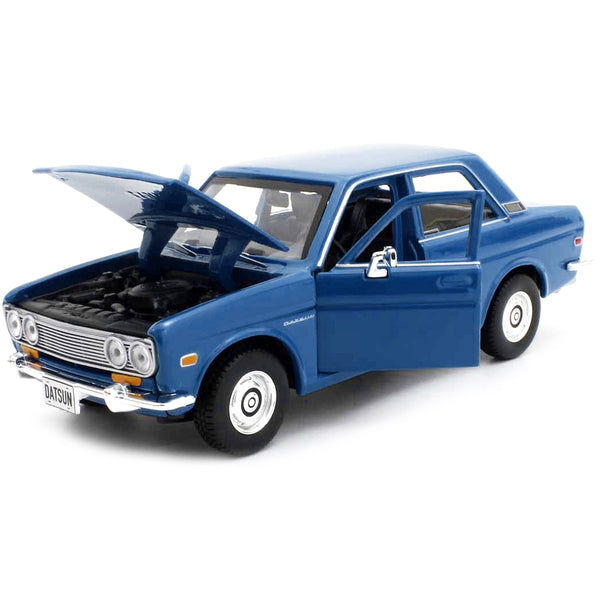 1971 Datsun 510 Blue "Special Edition" 1/24 Diecast Model Car by Maisto