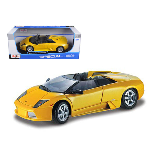 Lamborghini Murcielago Roadster Yellow 1/18 Diecast Model Car by Maisto